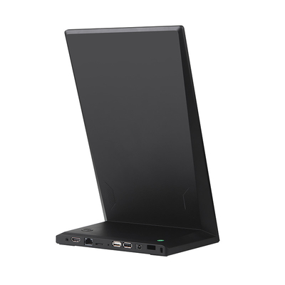 L-vormig portret 14 inch Android touchscreen display met wifi POE RJ45-poort