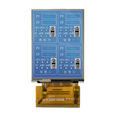 TFT-LCD-scherm 2,4" 240x320 inch QVGA MCU/RGB-interface met resistief aanraakscherm