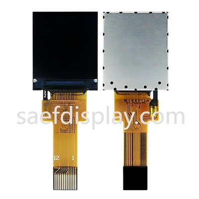 Kleine IPS TFT LCD-scherm 0,85 inch 0,85'128x128 Resolutie Volledige kleur 12pin ZIF-connector