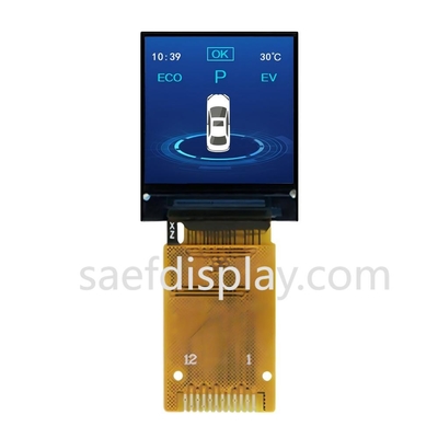 Kleine IPS TFT LCD-scherm 0,85 inch 0,85'128x128 Resolutie Volledige kleur 12pin ZIF-connector