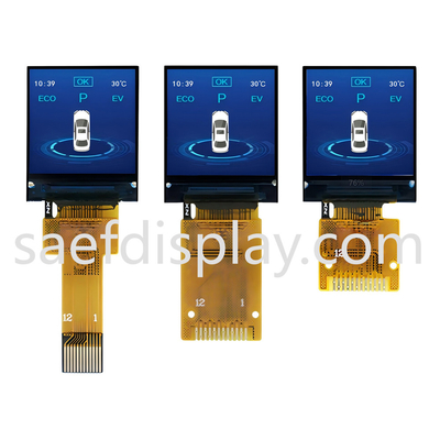 Kleine IPS TFT LCD-scherm 0,85 inch 0,85'128x128 Resolutie Volledige kleur 12pin ZIF-connector