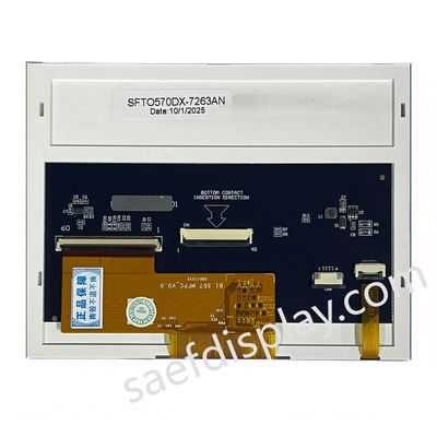 5.7-inch TFT IPS Display Module met 640x480 resolutie, 5000 Nits Helderheid en RGB-interface