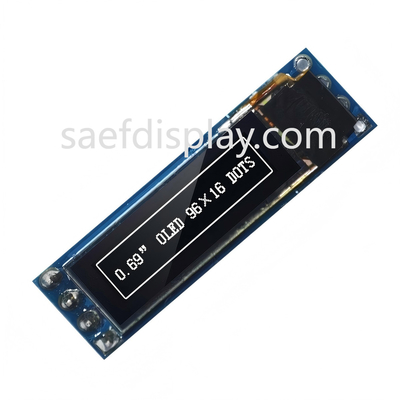 0.69 inch OLED Display Module - 96x16 I2C, SSD1306 IC, Wit, Arduino Compatible Beste prijs USA