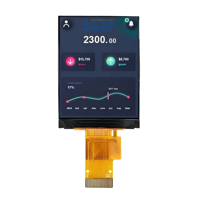2-inch IPS TFT-LCD-displaymodule met hoge helderheid - 240x320 Res 400 Nits voor IoT-apparaten USA