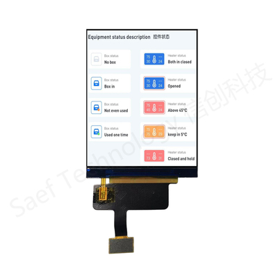 TFT-LCD-scherm met zicht op zonlicht - 480x640 RGB Industrial Display Module