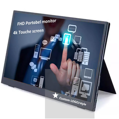 Draagbare monitor voor laptop 13,3 inch,FHD 1080P USB C Travel Monitor Extern voor computer, tweede scherm met kickstand