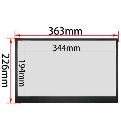 15.6 inch HDMI LCD Portable Monitor HD Resolution 1920*1080 dots voor Industrial Control Security Surveillance
