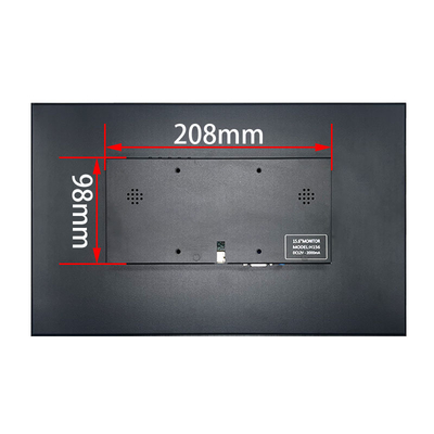 15.6 inch HDMI LCD Portable Monitor HD Resolution 1920*1080 dots voor Industrial Control Security Surveillance