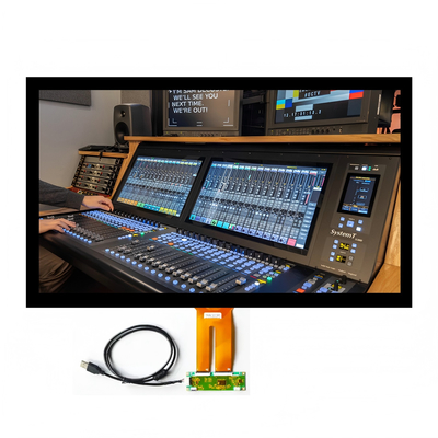 21,5" Industriële TFT-scherm met 10-punts aanraakfunctionaliteit | Full HD 1920x1080 | Dubbele LVDS-interface | 2 jaar garantie