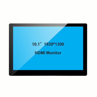 10.1-inch 1920×1200 HD Touch Monitor. 10-punts Touch, Plastic Housing & Multi-interface (DC12V/VGA/HDMI/AV/USB/BNC)