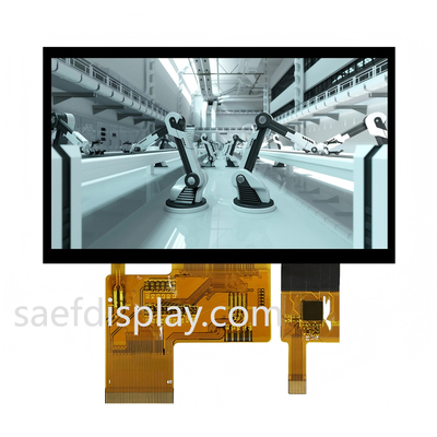 SFTO430HD-7338A-CT 4.3 "Industrial TFT LCD. IPS 480×272 RGB 24-bit capacitieve aanraking -30°C tot +80°C