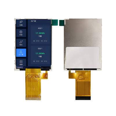 2,8-inch transflectieve TFT LCD-schermmodule | 240x320 resolutie MCU/SPI | ST7789T3 300 cd/m² | Buiten- en industrieel gebruik