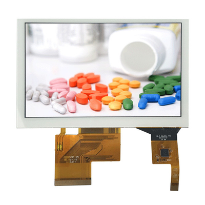 5 inch PCAP TFT-scherm 800*480 RGB-interface met capacitieve touchpaneel voor automatiseringsscherm