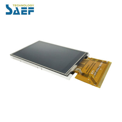 2.4 inch TFT LCD module met flexibele interface. 240x320 IPS/Parallel/RGB. ILI9341 Driver. Industrial Display.