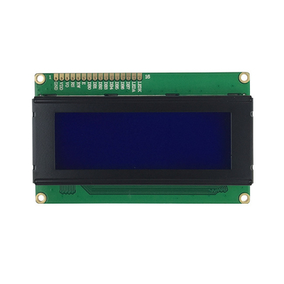 Zwart-wit 20x4-Karakterlcd Vertoning LCM 16 Negatief Speldmpu STN Blauw met 8 bits