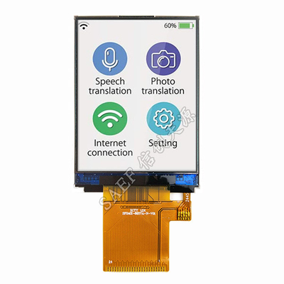 TFT LCD 2,4 inch 240x320 punten 2,4 " TFT Display MCU Interface ZIF FPC verbinding