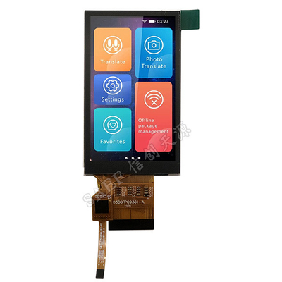 3“ het Duim240x400 TFT LCD Touche screen S6D04D1 MCU 8bits 16bits zet 40 Pin With PCAP Capacitief Touch screen om
