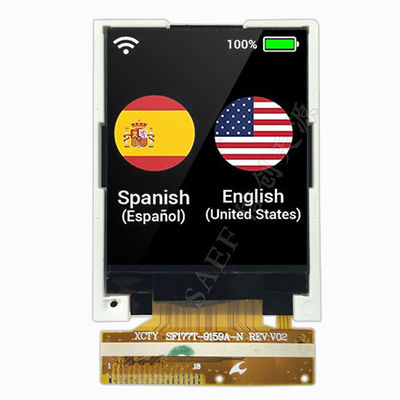 1.77 inch TFT LCD met 4-draad Resistive Touch Screen 128x160 SPI Interface ILI9163C Driver Compact Embedded Display