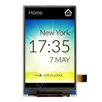 HX8369 vertoning TFT LCD 3,7 Duim480x800 IPS voor Smart Devices Front Screen