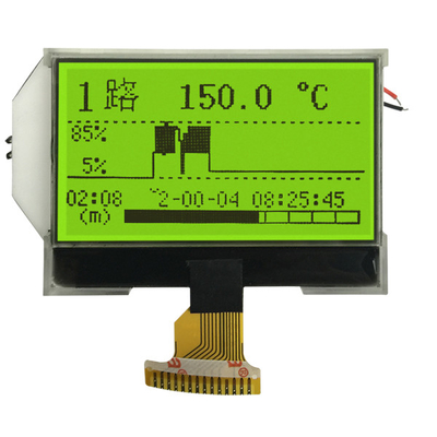 De Geelgroene Zwart-wit Grafische LCD Vertoning 128x64 Positieve 3.3V SPI van STN