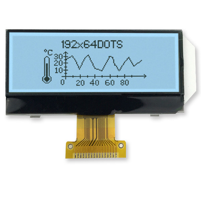 Positieve UC1609C 3.3V SPI Interface van de RADERTJE192x64 de Zwart-wit Grafische LCD Vertoning FSTN