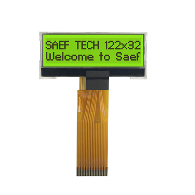 de Interface Zwart-wit Grafisch LCD van 3V MCU Vertonings122x32 STN Positief