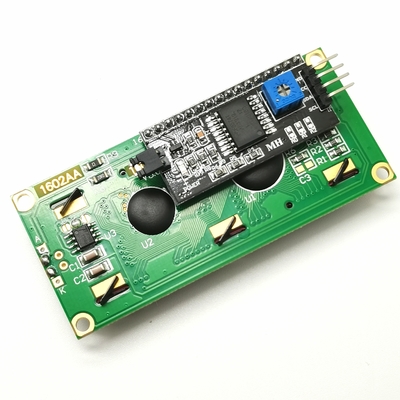 I2C LCD van het interface16x2 Karakter Aantal van Vertonings het Blauwe 5V 4 Spelden