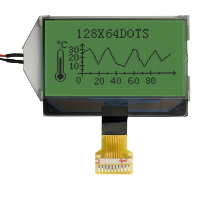 10 spelden Grafische LCD 128x64 RADERTJElcd Module met Groene LEIDENE Backlight