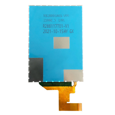 480x640 het Touche screenvertoning van VGA TFT LCD 2,88 Duim met 2 Steegmipi Interface 21 Spelden