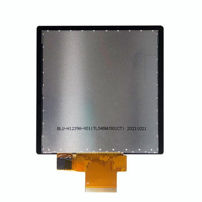 Vierkante 4 inch 480x480 industriële TFT-scherm 40 pinnen voor huisautomatisering, vierkante 4 inch LCD met PCAP touch