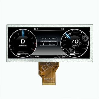 Uitgerekte Bartype het Schermmodule 800x320 50 van TFT LCD Speld RGB 24 Beetjes