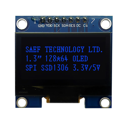 SPI-Interfaceoled Vertoning 1,3 Duim OLED I2c 7 de Bestuurder IC van Pin With SH1106