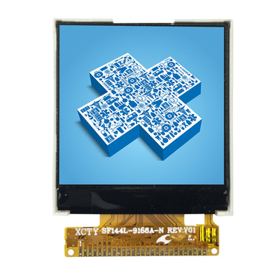 Vierkant klein LCD-scherm, TFT LCD 1,44 inch 128x128 met MUC 8bit interface