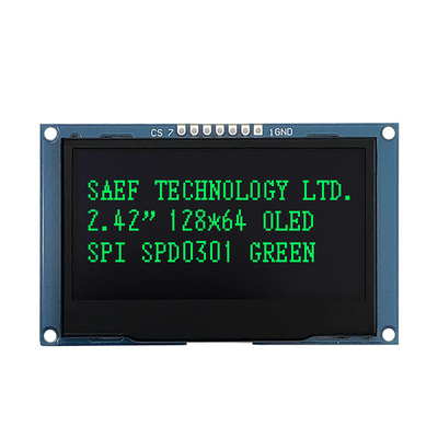128x64 Module 2,4 van de puntenoled Vertoning“ 2,42“ ISO9001 ISO14000 Certificaat
