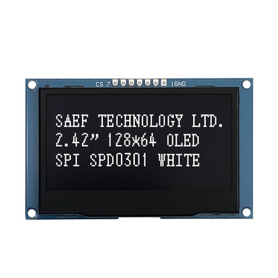 128x64 Module 2,4 van de puntenoled Vertoning“ 2,42“ ISO9001 ISO14000 Certificaat