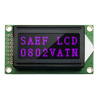 Het Karakterlcd van VATN 8x2 de punten van de Modulevertoning 5×8 met curseur alfanumerieke vertoning