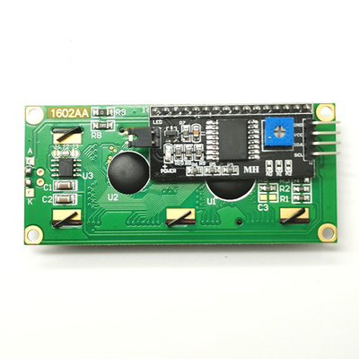 I2C LCD van het interface16x2 Karakter Aantal van Vertonings het Blauwe 5V 4 Spelden