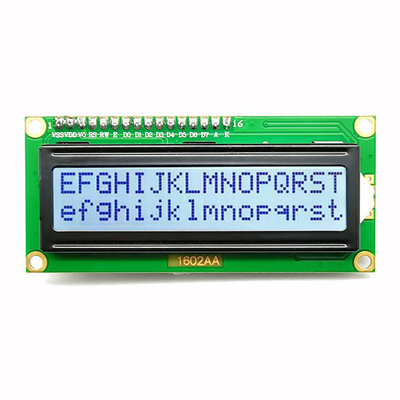 I2C LCD van het interface16x2 Karakter Aantal van Vertonings het Blauwe 5V 4 Spelden