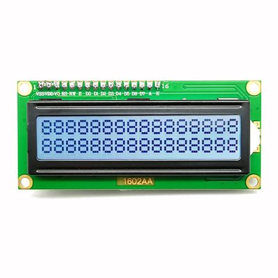 I2C LCD van het interface16x2 Karakter Aantal van Vertonings het Blauwe 5V 4 Spelden
