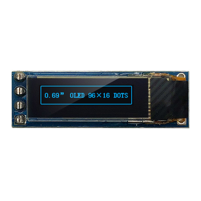 4 de Module van de spelden96x16 OLED Vertoning 0,69 Duimi2c IIC SSD1306 3V 5V Compatibel systeem