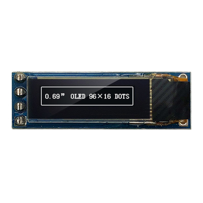 4 de Module van de spelden96x16 OLED Vertoning 0,69 Duimi2c IIC SSD1306 3V 5V Compatibel systeem