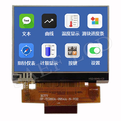 MCU-Interfaceips TFT LCD 2,6“ de wijze van het duim480x320 landschap met RTP