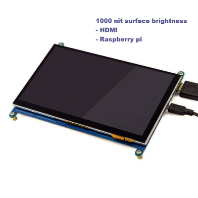 Raspberry PI 7 inch HDMI TFT LCD-scherm met capacitief touchscreen