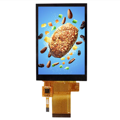 3.5 inch TFT LCD met PCAP touchscreen. 320x480, MCU/SPI interface, ILI9488 Driver.