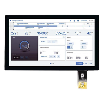 Hoge helderheid 1000Nits 15,6 inch IPS TFT LCD Display FHD resolutie met EDP-interface