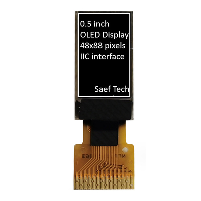 0.5 inch OLED Display Module 88x48 pixels Passieve matrix met I2C-interface