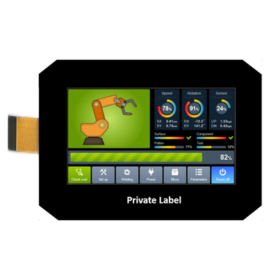 PCAP TFT Display 4,3 inch China TFT Graphic LCD Display 480*272 IPS RGB 40 Pin Met Capacitve Touch Screen