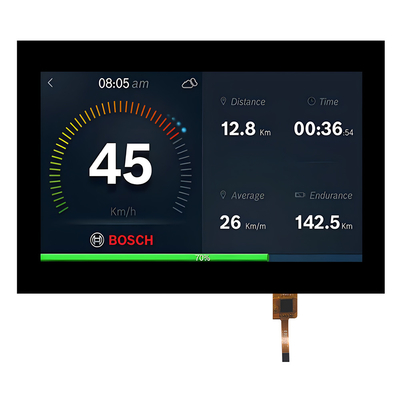 Gorilla Touch Glass 7 inch PCAP TFT Display 1024x600 MIPI-interface
