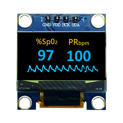 0.96 inch OLED Display Module - 128x64 I2C, Yellow+Blue, 4-Pin Header Beste prijs USA
