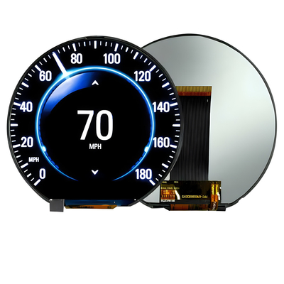 Hoge helderheid cirkelvormig LCD-scherm Scherm 3,6 inch 544x506 RGB cirkelvormig scherm